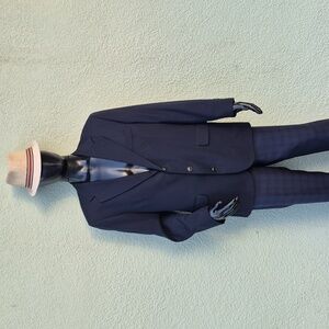 GAP (USA) Men's Vintage Pure Worsted Wool (3) Button Dark Blue Blazer